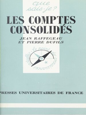 cover image of Les comptes consolidés